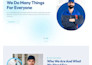 design professional plumbing website, construction, roofing, or hvac website